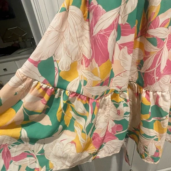 Flying Tomato Vibrant Floral Dress - Picture 3 of 5